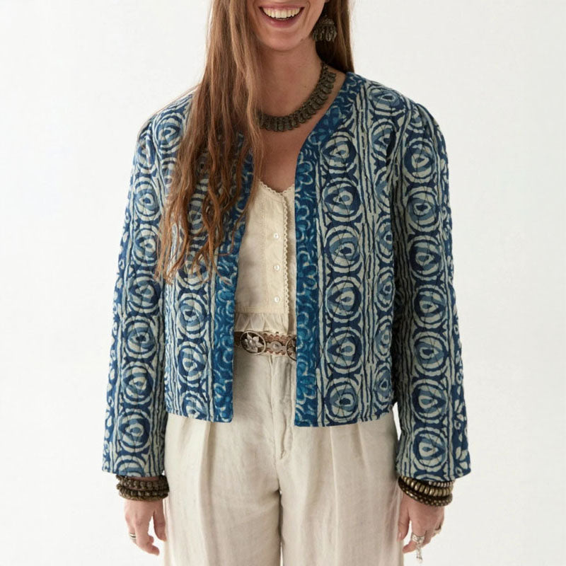 MAISON HOTEL Coti Jacket in Indigo Soul