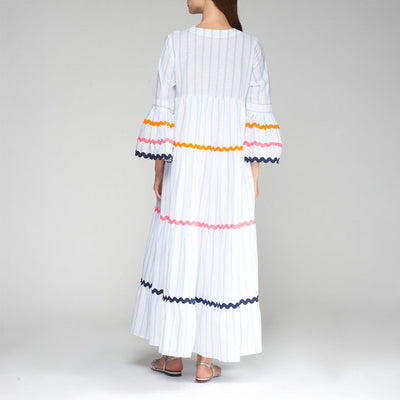 VILAGALLO Beatriz Dress in Multi