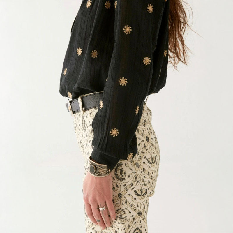 MAISON HOTEL Dylan Blouse in Starry Night