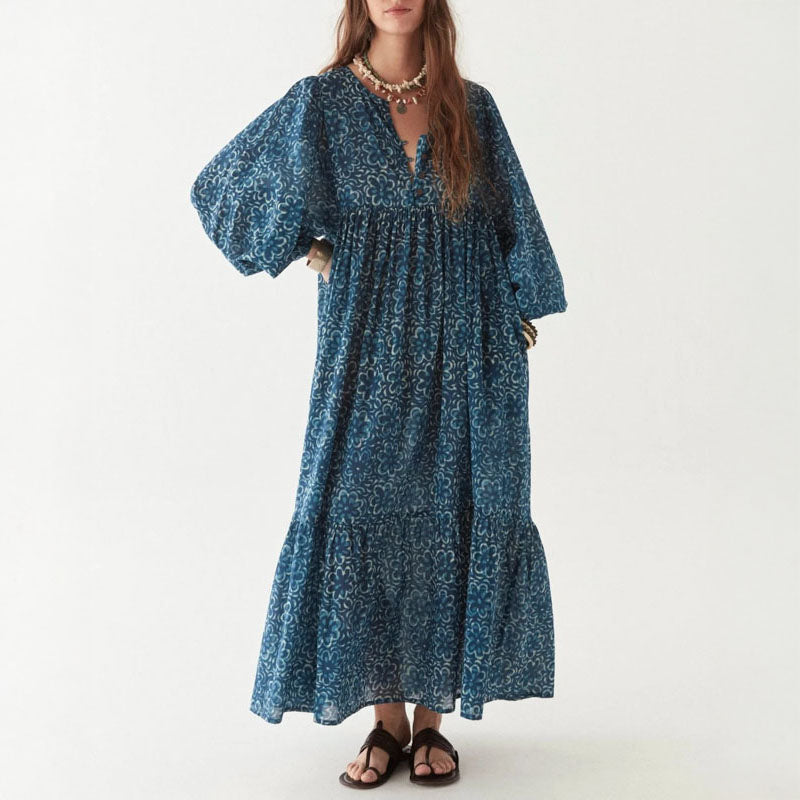 MAISON HOTEL Eileen Dress in Indigo Soul