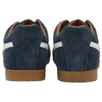 Harrier Suede Trainers in Navy/Off White/Moody Orange