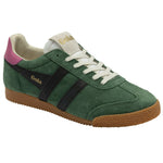 Elan Trainers in Evergreen/Black/Fuchsia