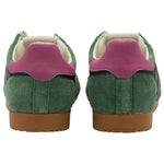 Elan Trainers in Evergreen/Black/Fuchsia