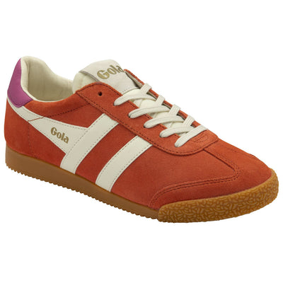 GOLA Elan Trainers in Hot Coral/Off White/Fuchsia