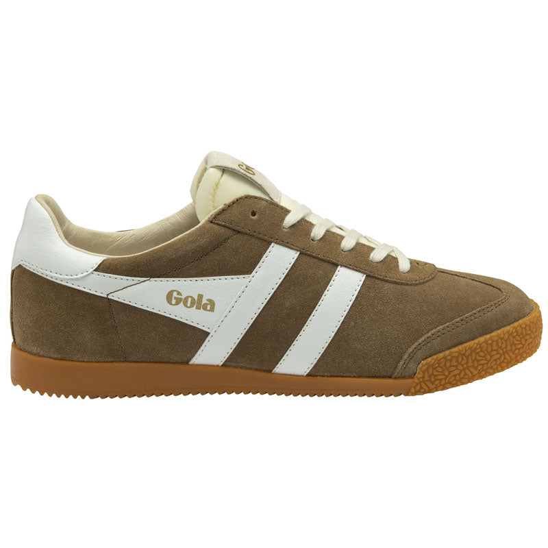 Elan Trainers in Tobacco/White