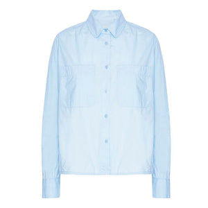 Hannie Organic Cotton Shirt in Light Blue