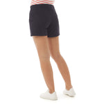 Isy Cotton Shorts in Navy