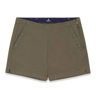 Isy Cotton Shorts in Khaki