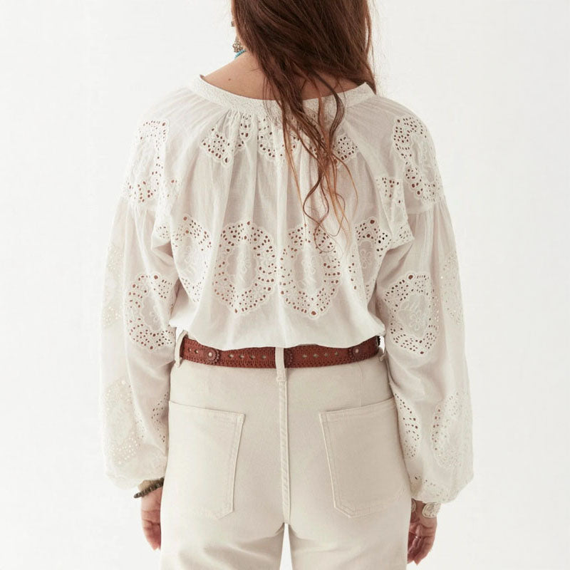 MAISON HOTEL Margaret Blouse in Off White