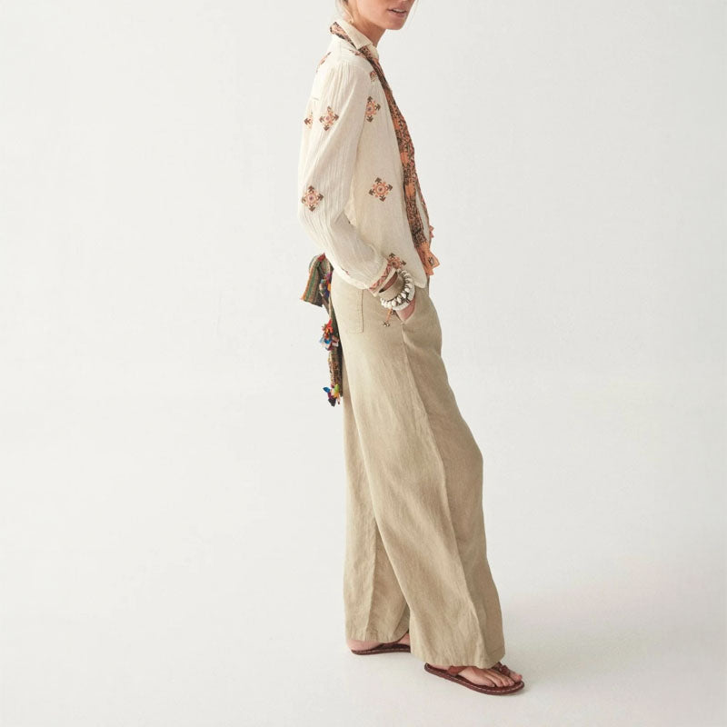 MAISON HOTEL Marisa Trousers in Dessert