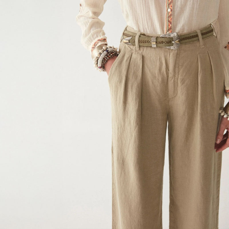 MAISON HOTEL Marisa Trousers in Dessert