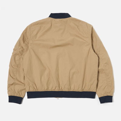 UNIVERSAL WORKS NS Bomber Jacket in Sand