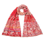 Olympe Scarf in Acerola Red