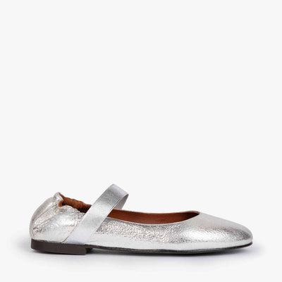 PENELOPE CHILVERS Rock & Roll Leather Shoes in Silver