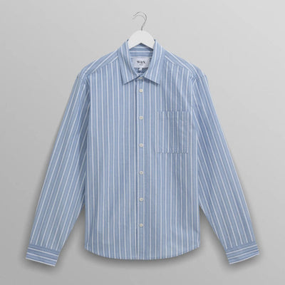 WAX LONDON Rove Shirt in Blue