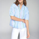 VILAGALLO Ilania Shirt in Blue