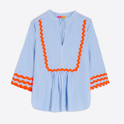 VILAGALLO Valerie Shirt in Blue