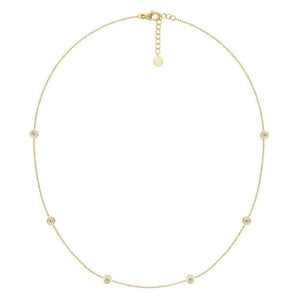 Stella Mini Necklace in Multi Gold