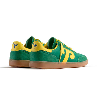 Mens Gong Sneakers in Green/Yellow