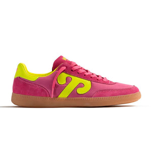 Womens Gong Sneakers in Pink/Yellow