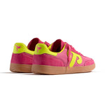 Womens Gong Sneakers in Pink/Yellow