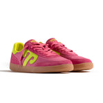 Womens Gong Sneakers in Pink/Yellow