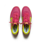 Womens Gong Sneakers in Pink/Yellow