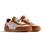 Womens Gong Sneakers in Pink/Camel