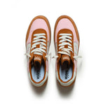 Womens Gong Sneakers in Pink/Camel