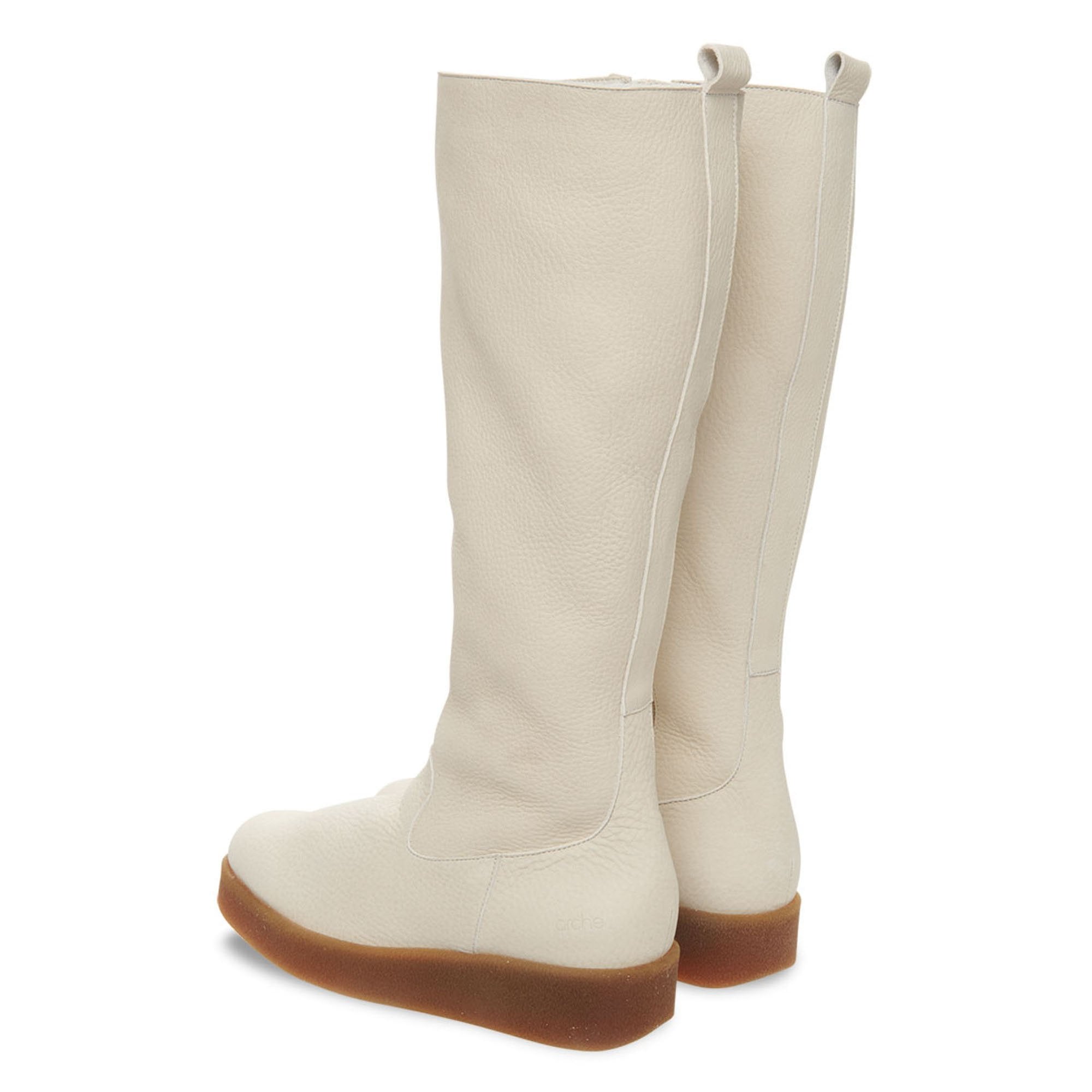 Comina 60s Boots In Cream Collen Clare Collen Clare