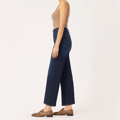 DL1961 Hepburn Wide Leg Jeans in Mediterranean