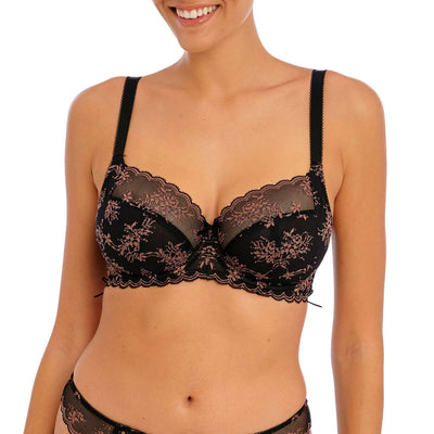 Offbeat Decadence UW Side Support Bra in Black