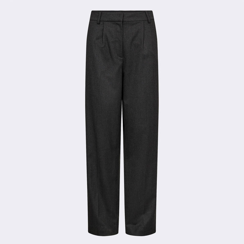 Deacon 1 Trousers in Dark Grey Melange