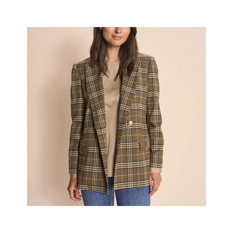 MMWanda Soft Twill Blazer in Fir Green