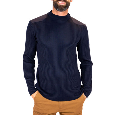 Kerleyen Round Neck Jumper in Marine