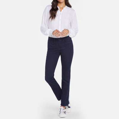 Sheri Slim Straight Leg Jean in Rinse