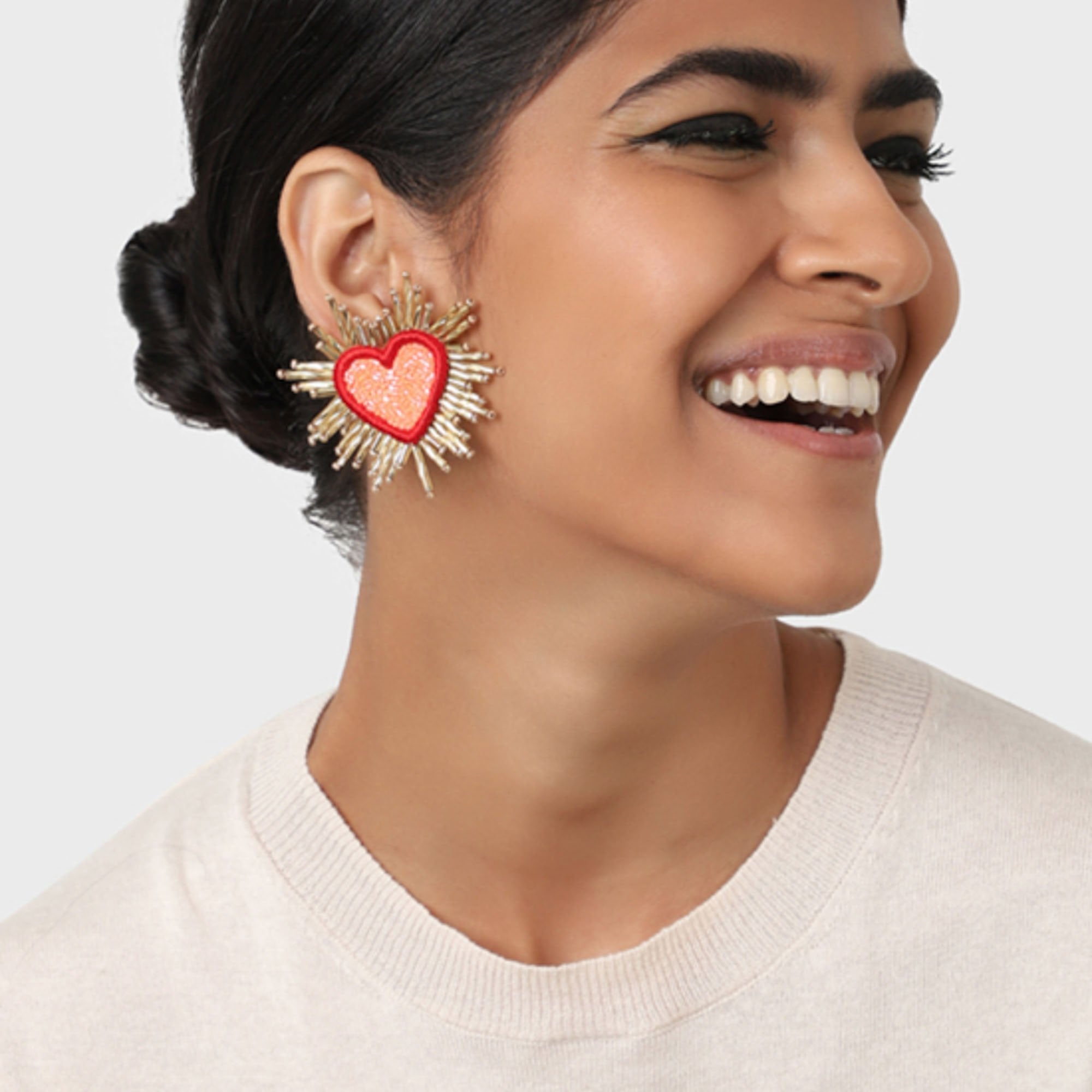 Buy Red Earrings for Women by Crunchy Fashion Online | Ajio.com