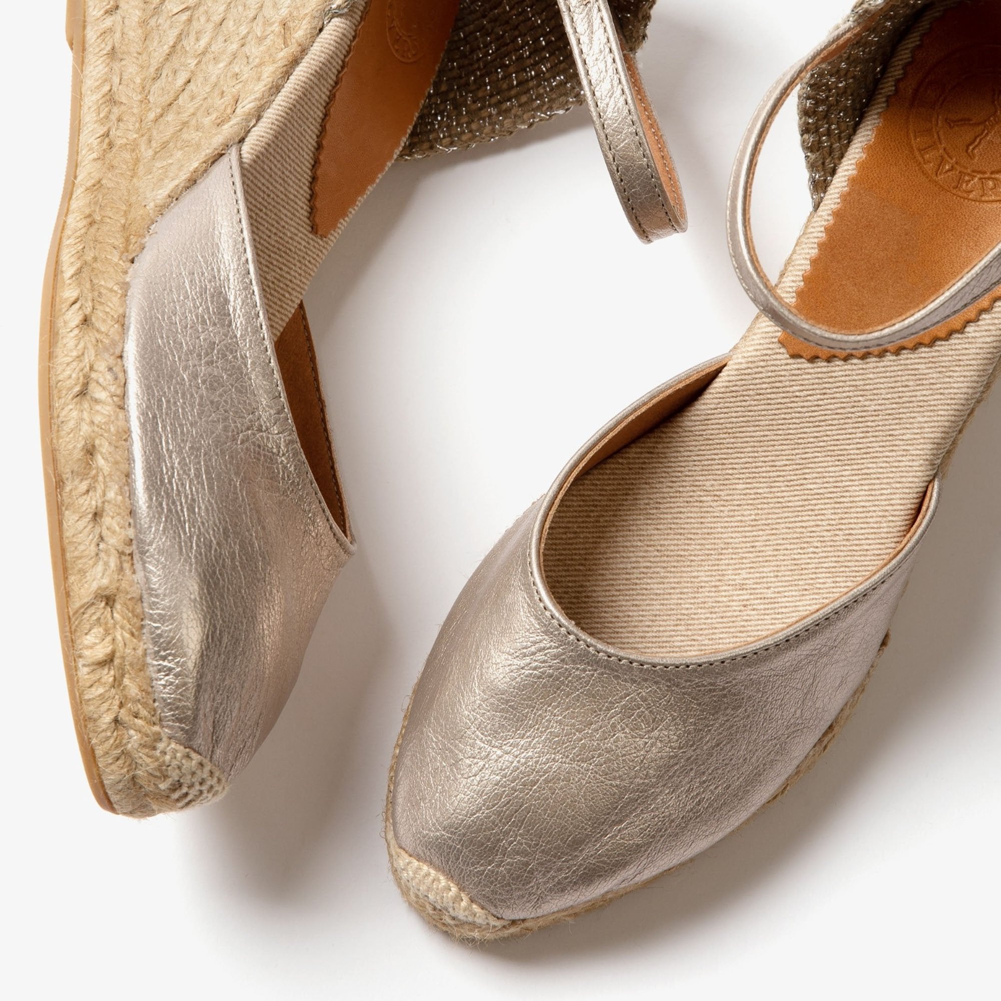 Champagne espadrilles best sale