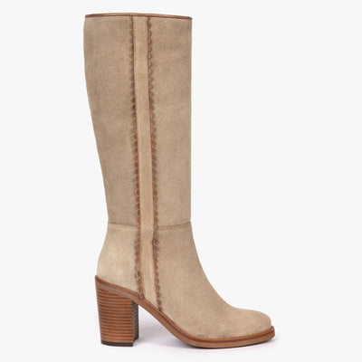 PENELOPE CHILVERS Lucia Rociera Suede Boots in Pumice