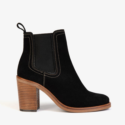 PENELOPE CHILVERS Paloma Rociera Suede Boots in Black