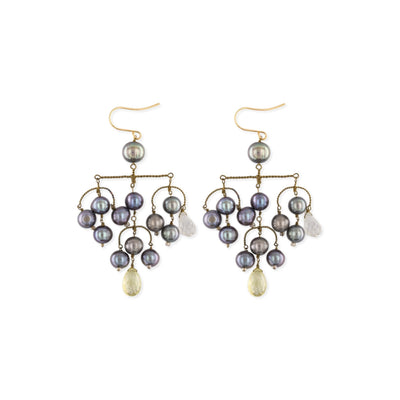 PHILIPPA KUNISCH P.Diamond Earrings in Oilslick