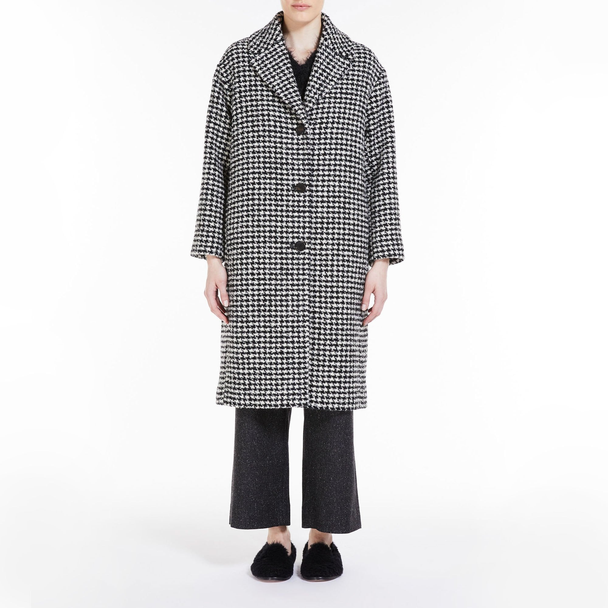 Max mara hot sale houndstooth coat