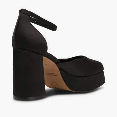 SHOE THE BEAR Priscilla Ankle Strap Heels in Black