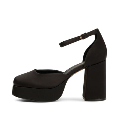 SHOE THE BEAR Priscilla Ankle Strap Heels in Black