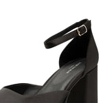 Priscilla Ankle Strap Heels in Black