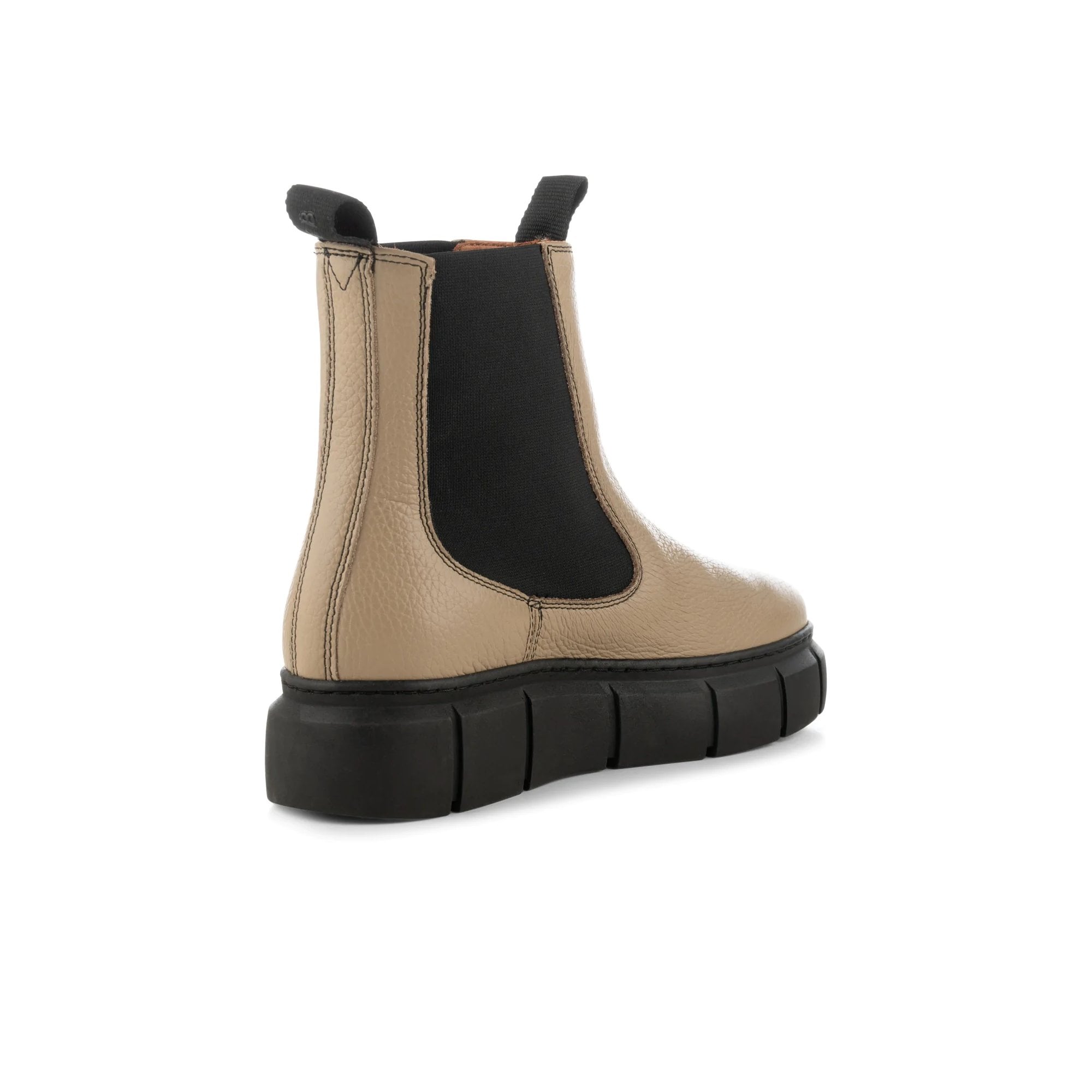 Tove Leather Chelsea Boots in Beige Collen Clare Collen Clare