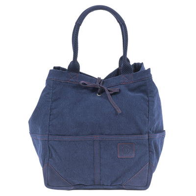 TRAVAUX EN COURS Small Tote Bag in Navy