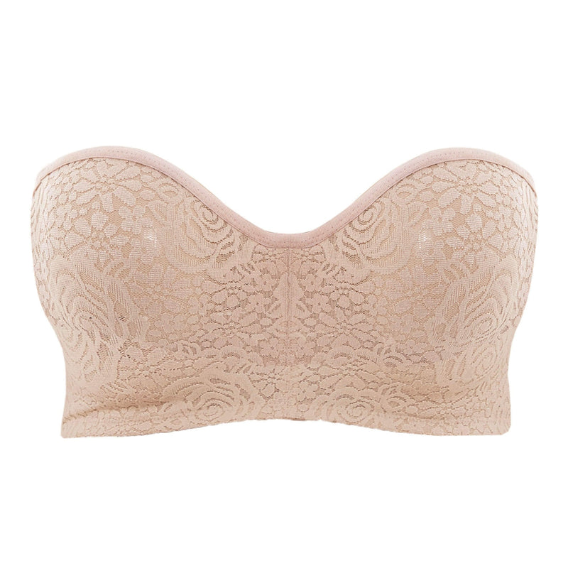 Wacoal Halo Lace Strapless Bra: Naturally Nude - Chantilly Online